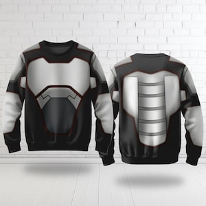 Rhino Spidey And His Amazing Friends Halloween Costume Hoodie, Rhino Halloween Cosplay 3D Shirt, Rhino All Over Printed Shirt, Rhino Cosplay image 3