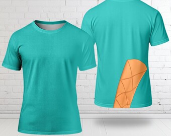 DN Perry The Platypus Halloween Costume Shirt, Phineas And Ferb Cosplay Hoodie, Perry The Platypus All Over Printed Sweatshirt RE-MK308
