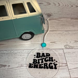 Rearview mirror car charm