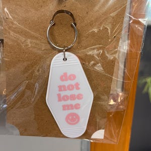 Hotel style keychain