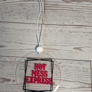 Rearview mirror car charm