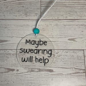 Rearview mirror car charm