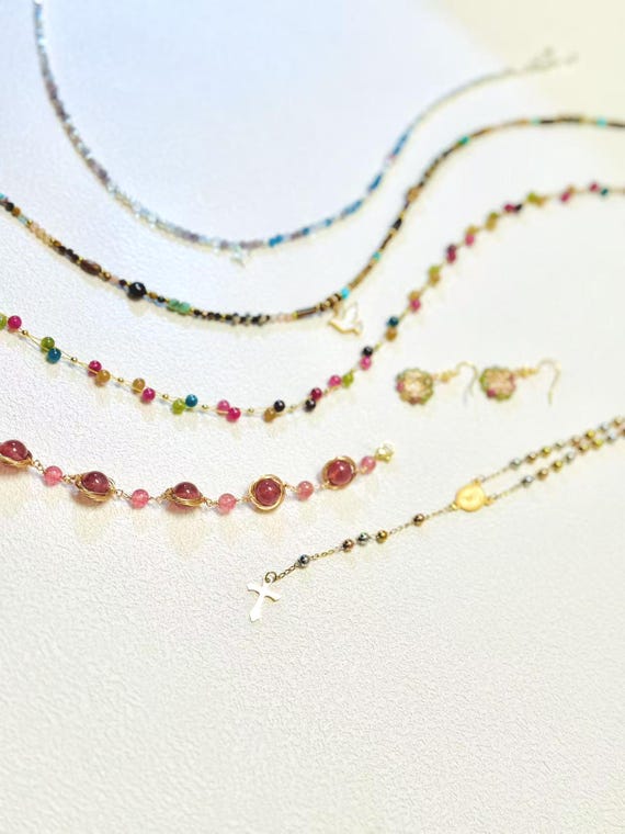 Christmas Gemstone Jewelry Gift Box – Faith Holiday Set (Christian & Catholic)