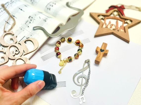 Christian or Catholic Music Box • Practical Sheet Music Tools Set for Teachers, Students & Choir