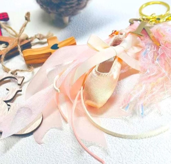 1:1 Tassel Ballet Pointe Shoe Initial Box • Christian & Catholic Christmas Set