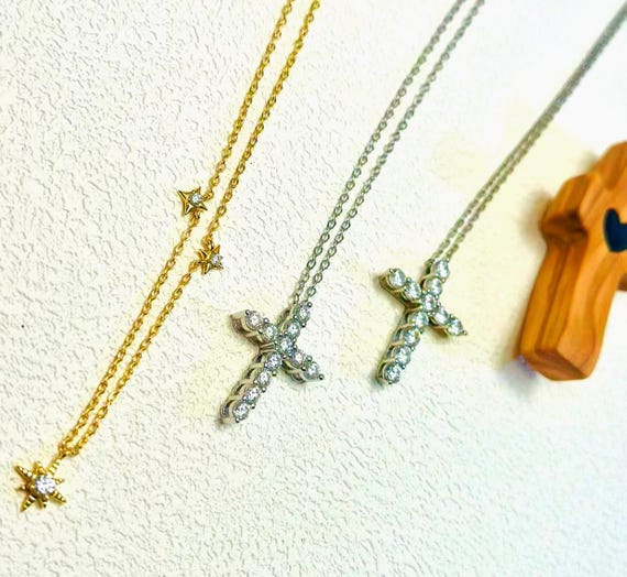 Moissanite Necklace Gift Box • Everyday Sparkle • Christian & Catholic Faith Edition