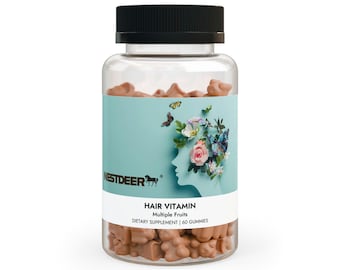 Gomitas vitamínicas para el cabello (60 gomitas)