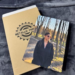 Custom Metal Photo Print – Sublimation on Aluminum – Wall Art from Your Picture – Handmade by MetallicPrintsDesign