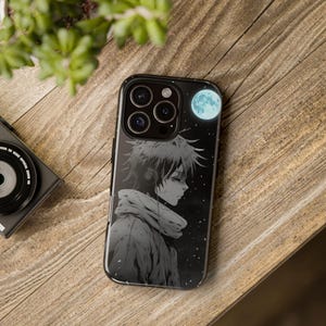 Anime Aesthetic iPhone Case | Sad and Mellow Anime iPhone Case | Gift for Anime Lovers | Aesthetic Phone Case
