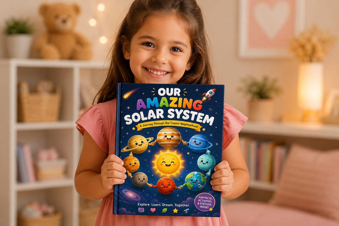 Solar System Activity Book for Kids 9 Pages | Space Planets, Facts ...