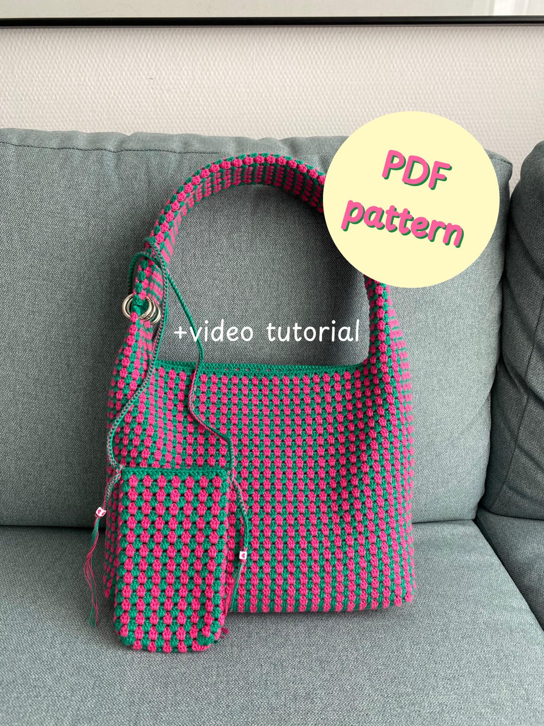 Crochet Pattern Neona Bag, DIY English Tutorial (PDF Pattern) - Etsy Canada