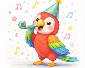 Party Animals Clipart Bundle | Animal Birthday Clipart
