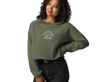 Daughter of the King Embroidered Hoodie: Christian Sweatshirt