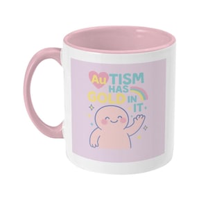 Two-Toned Mug - Autism Has Gold In It.
