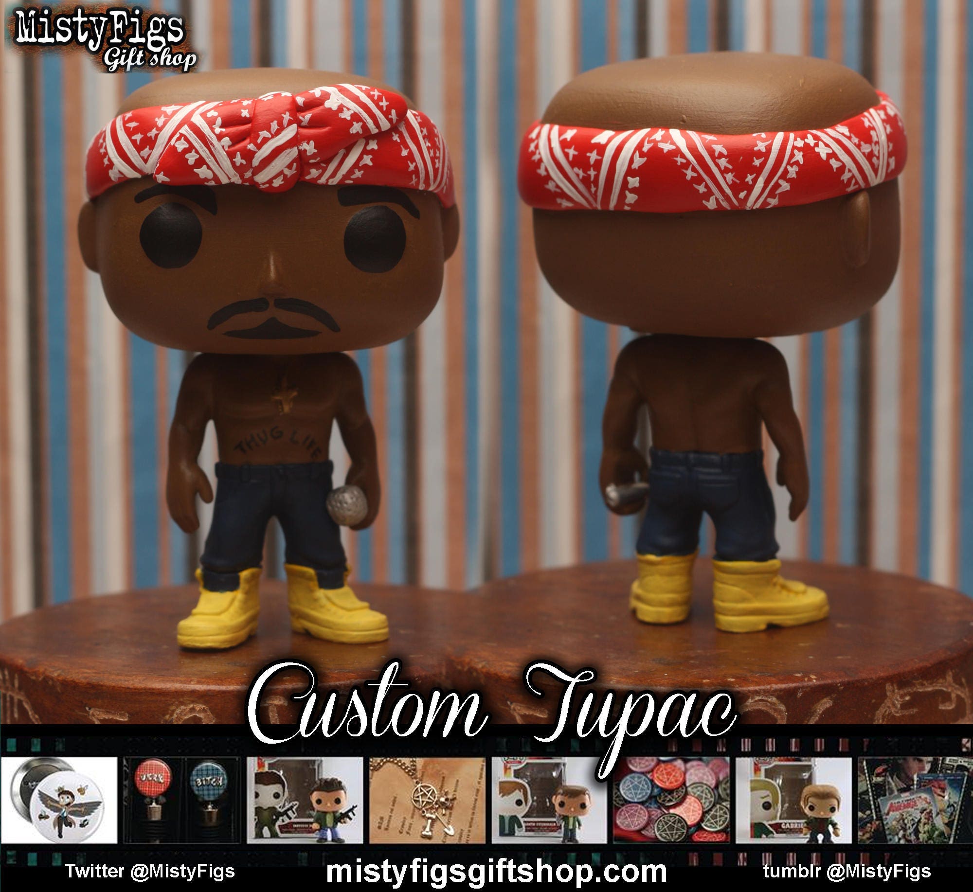 Tupac Custom Funko Pop Made to Order | Etsy