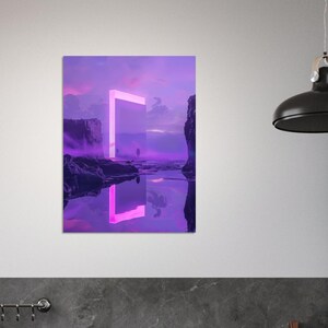 Portal Neon Fine Art Poster
