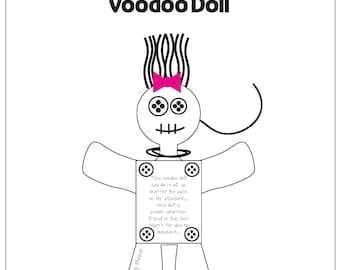 Voodoo-Puppen-Muster