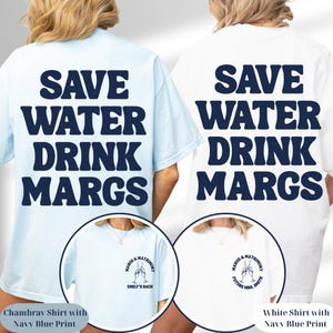 Margs and Matrimony Shirts, Save Water Drink Margs Tees, Mexico Bachelorette Party Shirts, Final Fiesta Tops, Bridesmaid Matching Shirts