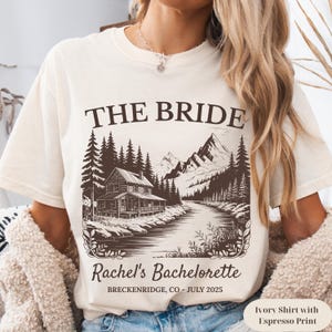 Vintage Camp Bachelorette Shirt, Custom Lake Bride Tee, Hiking Bach Party Shirt, Cabin Crew Matching Tee, Mountain Girls Trip Shirt