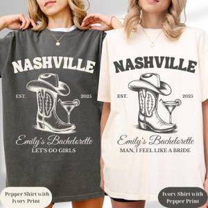 Custom Nashville Bachelorette Shirts, Rodeo Bachelorette, Cowgirl Bach Shirts, Funny Bride Shirts, Nashville Bridal Party,Comfort Colors Tee