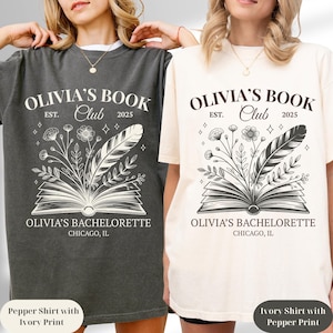 Book Club Bachelorette Shirt, Custom Book Lover Bride Tee, Reading Bach Party Shirt, Smut Girls Trip Tee, Bookish Bride Matching Shirt