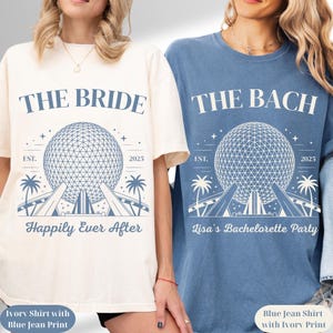 Epcot Bachelorette Party Shirts, Custom Bachelorette, Bride To Be Shirt, Bride Squad Shirts, Comfort Colors Tee, Custom Bride Shirt Gift