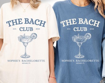 Custom Bachelorette Party Shirt: The Bride Club Comfort Colors Tee