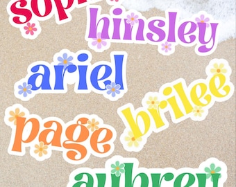 Custom Name Sticker | Personalized | Custom Name Decal | Personalized Sticker | Water Bottle | Laptop | Back to School | Label | School