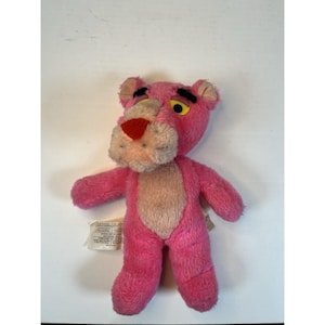 Peluche vintage della Pantera Rosa Mighty Star, da collezione, 10 pollici