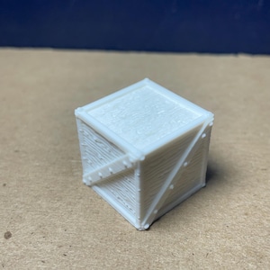 Wooden storage crate DnD Dungeons and dragons 28mm scale mini world building crafts