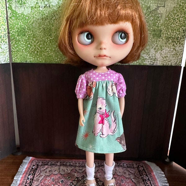 Blythe Dress  - Sweet Retro Kitten