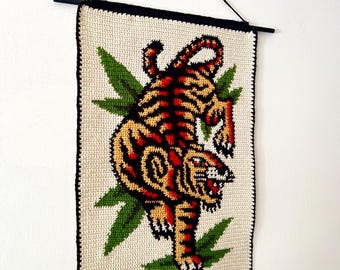 Tiger Tapestry Crochet PDF Pattern