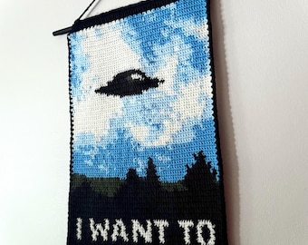 X-Files Tapestry Crochet PDF Pattern