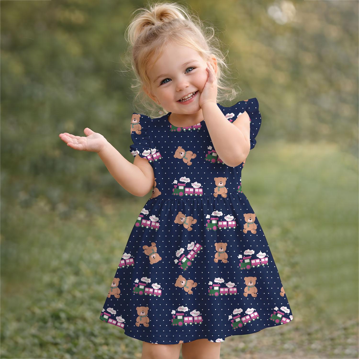green emerald velvet dress Flower fairy dress-up set  Mimi & Lula