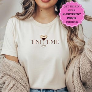 Comfort Colors® Tini Time Shirt, Espresso Martini Shirt, Espresso Martini Social Club Shirt, Espresso Martini Lover Shirt, Martini Gift