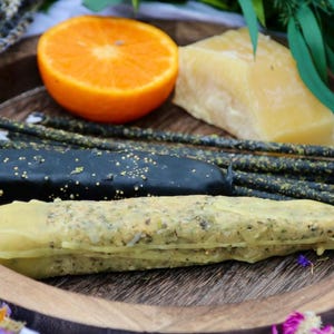 Magic candles set “Reset”, ritual candles, beeswax candles, altar candles, herbal candles, intention candles, spell candles