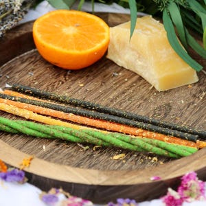 Magic candles set “Magic of Wishes”, ritual candles, beeswax candles, altar candles, herbal candles, intention candles, spell candles