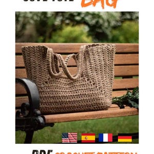Cove Crochet Bag Pattern: Modern Market Tote (PDF Download)