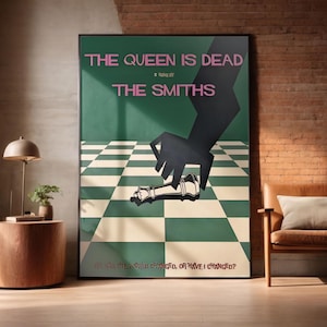 Indie Band Poster Canvas, Song Lyric Wall Art, Alternative Music Decor, Living Room Canvas, Modern Wall Art