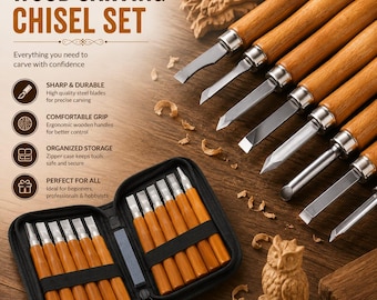 Whittling Kit, Woodworking Tools, Wood Carving Tools