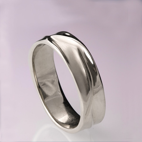 Mens Platinum Rings Etsy