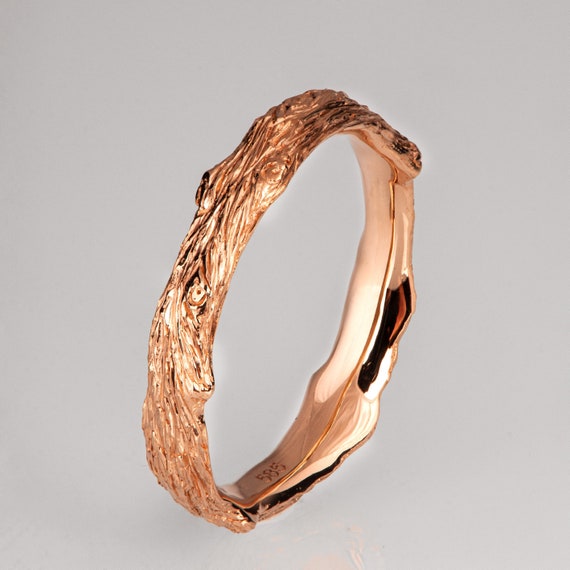 Twig ring on sale rose gold