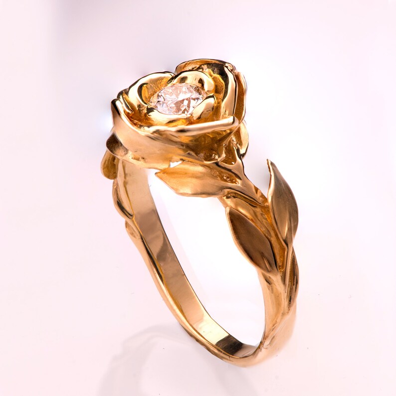 rose engagement ring rose engagement ring