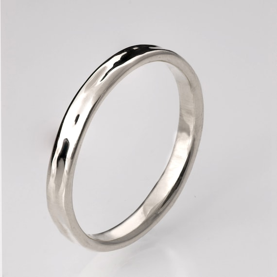 Simple platinum deals wedding band