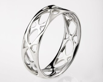 Platinum Wedding Band, 6mm Wide Platinum Band, mens engagement ring