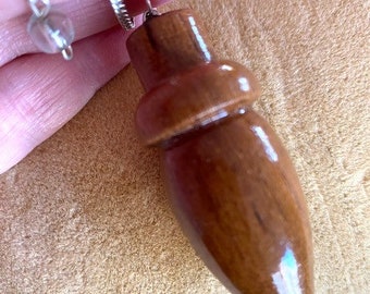 PENDULUM in Olive WOOD well weighted for DIVINATION No.1