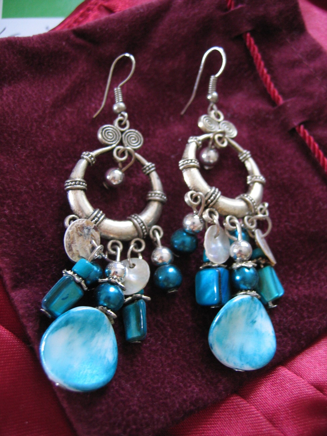 QLEUIFT 1 Paio Orecchini Vintage A Smerlo Orecchini A Perla - Foto 7