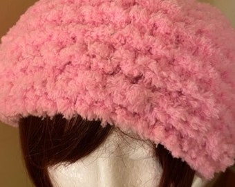 PINK HANDKNITTED SOFT Hat Warm and cosy for Winter