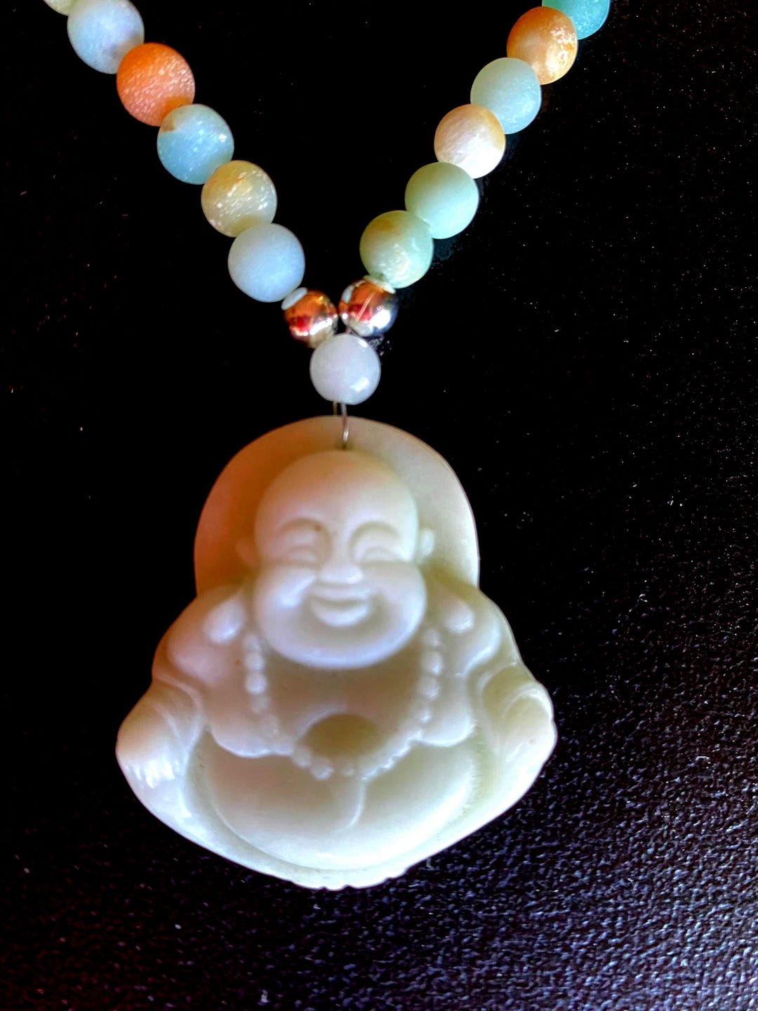 Bracciale VIE Con Testa Di Buddha E Pietra Calcite Gialla – Realizzato A Mano, Portafortuna E Meditazione, Regalo Unisex - 2