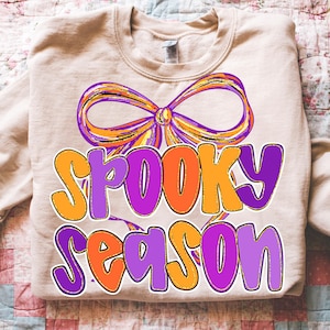 Spooky Season Coquette Png, Retro Halloween Spooky Coquette Png, Preppy Spooky Halloween png, Spooky Vibes png, Halloween Girly png